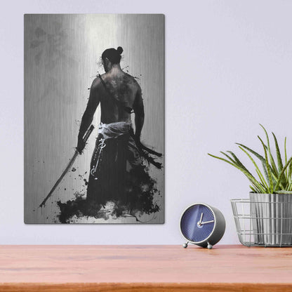 Luxe Metal Art 'Ronin' by Nicklas Gustafsson, Metal Wall Art,12x16