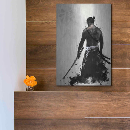 Luxe Metal Art 'Ronin' by Nicklas Gustafsson, Metal Wall Art,12x16