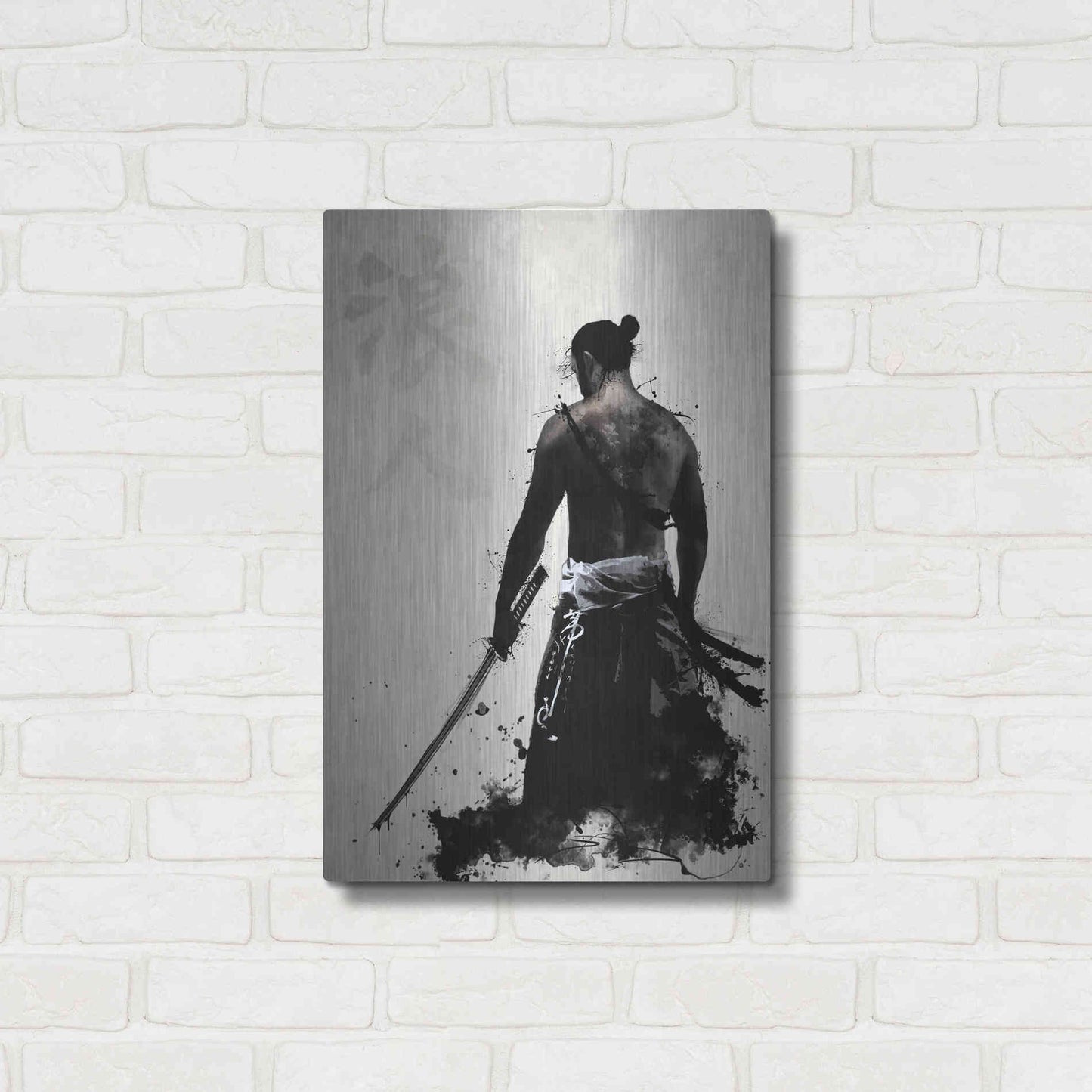 Luxe Metal Art 'Ronin' by Nicklas Gustafsson, Metal Wall Art,16x24