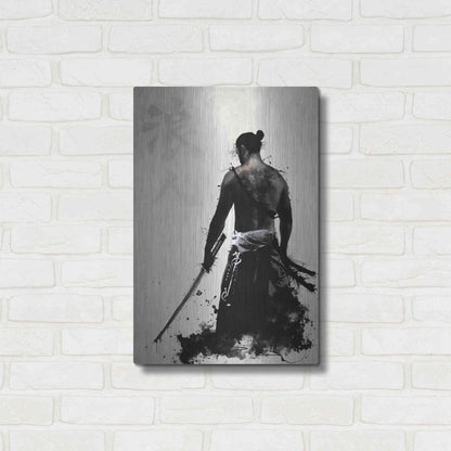 Luxe Metal Art 'Ronin' by Nicklas Gustafsson, Metal Wall Art,16x24