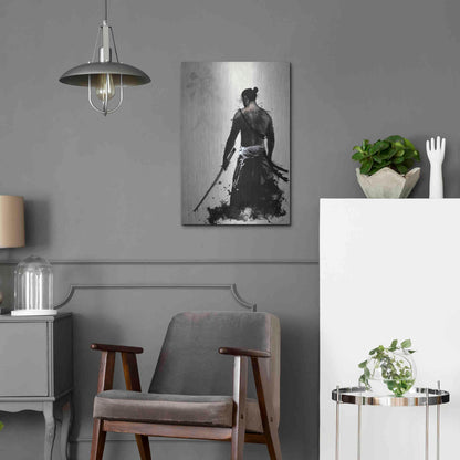 Luxe Metal Art 'Ronin' by Nicklas Gustafsson, Metal Wall Art,16x24