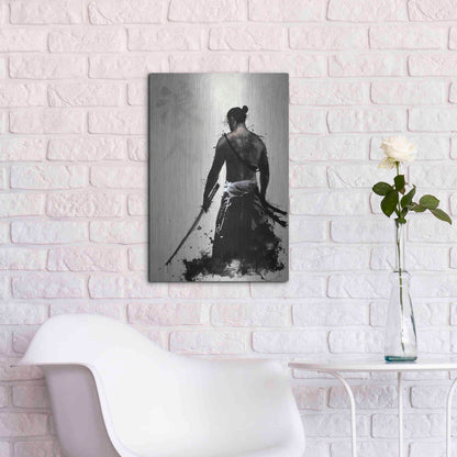 Luxe Metal Art 'Ronin' by Nicklas Gustafsson, Metal Wall Art,16x24