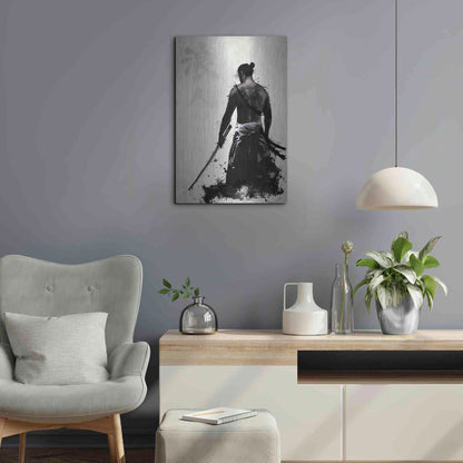 Luxe Metal Art 'Ronin' by Nicklas Gustafsson, Metal Wall Art,16x24