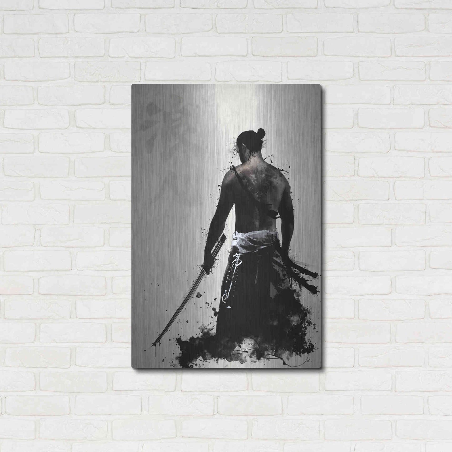 Luxe Metal Art 'Ronin' by Nicklas Gustafsson, Metal Wall Art,24x36