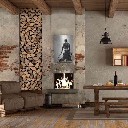 Luxe Metal Art 'Ronin' by Nicklas Gustafsson, Metal Wall Art,24x36