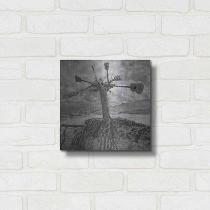 Luxe Metal Art 'Gitarodrzew' by Dariusz Klimczak, Metal Wall Art,12x12