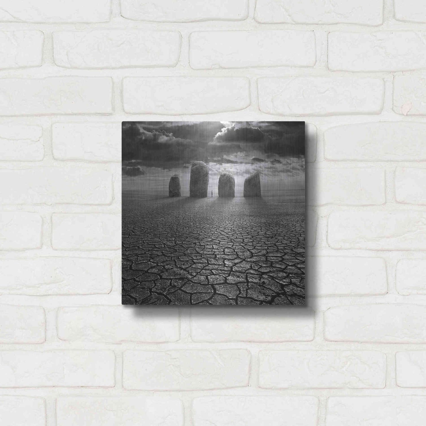 Luxe Metal Art 'Guardian' by Dariusz Klimczak, Metal Wall Art,12x12