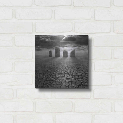 Luxe Metal Art 'Guardian' by Dariusz Klimczak, Metal Wall Art,12x12