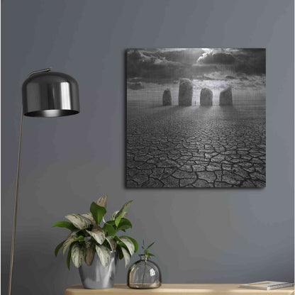 Luxe Metal Art 'Guardian' by Dariusz Klimczak, Metal Wall Art,24x24