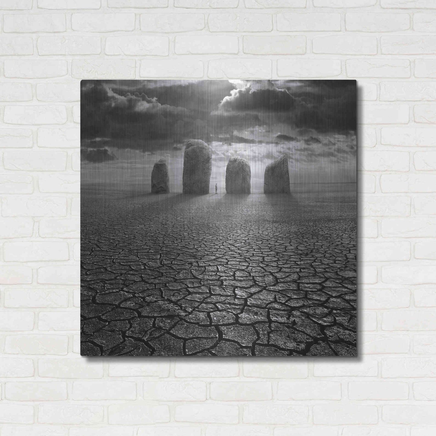 Luxe Metal Art 'Guardian' by Dariusz Klimczak, Metal Wall Art,36x36