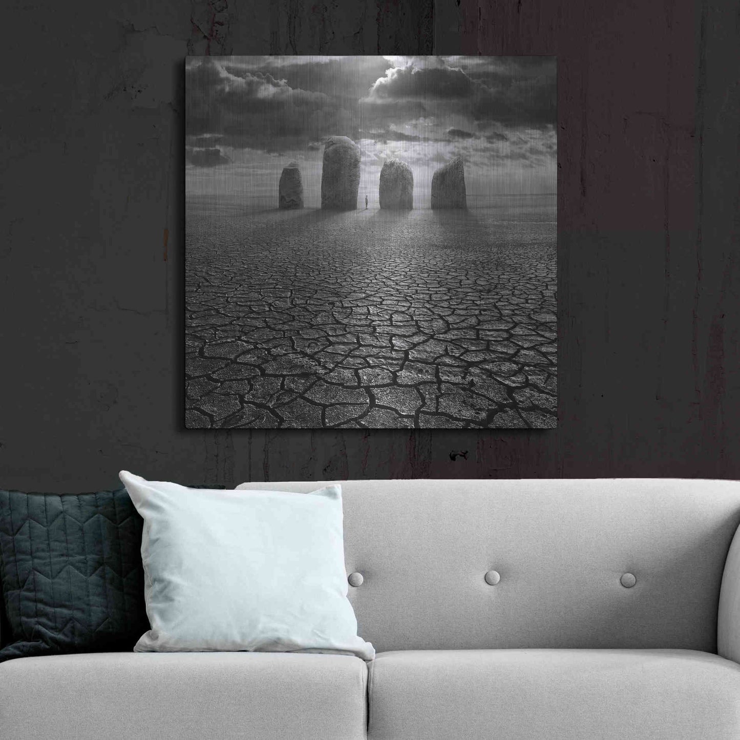 Luxe Metal Art 'Guardian' by Dariusz Klimczak, Metal Wall Art,36x36