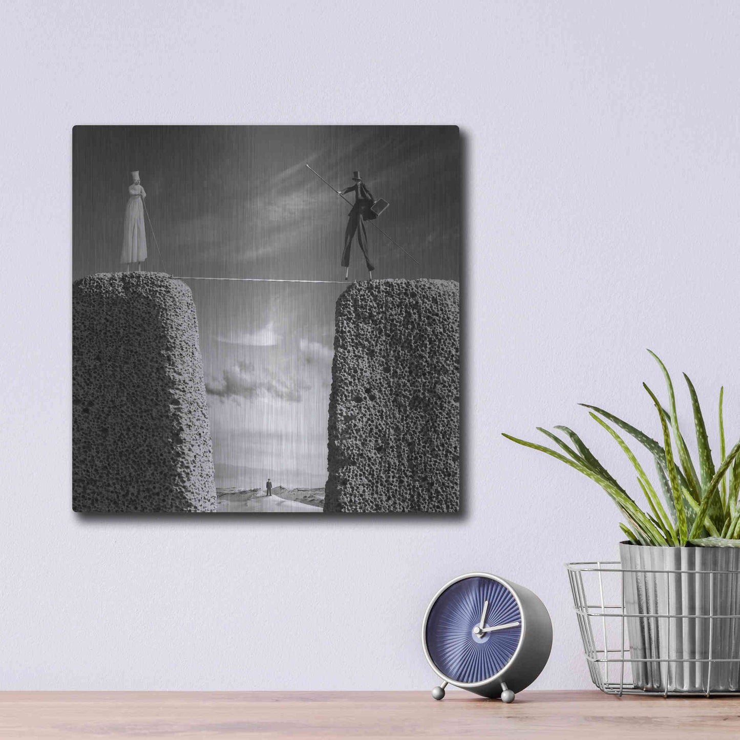 Luxe Metal Art 'Journey2' by Dariusz Klimczak, Metal Wall Art,12x12