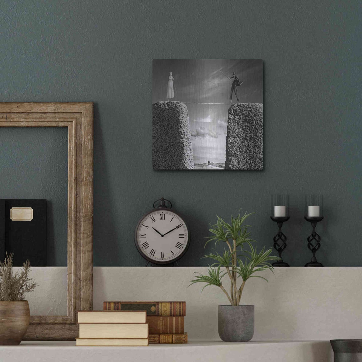 Luxe Metal Art 'Journey2' by Dariusz Klimczak, Metal Wall Art,12x12