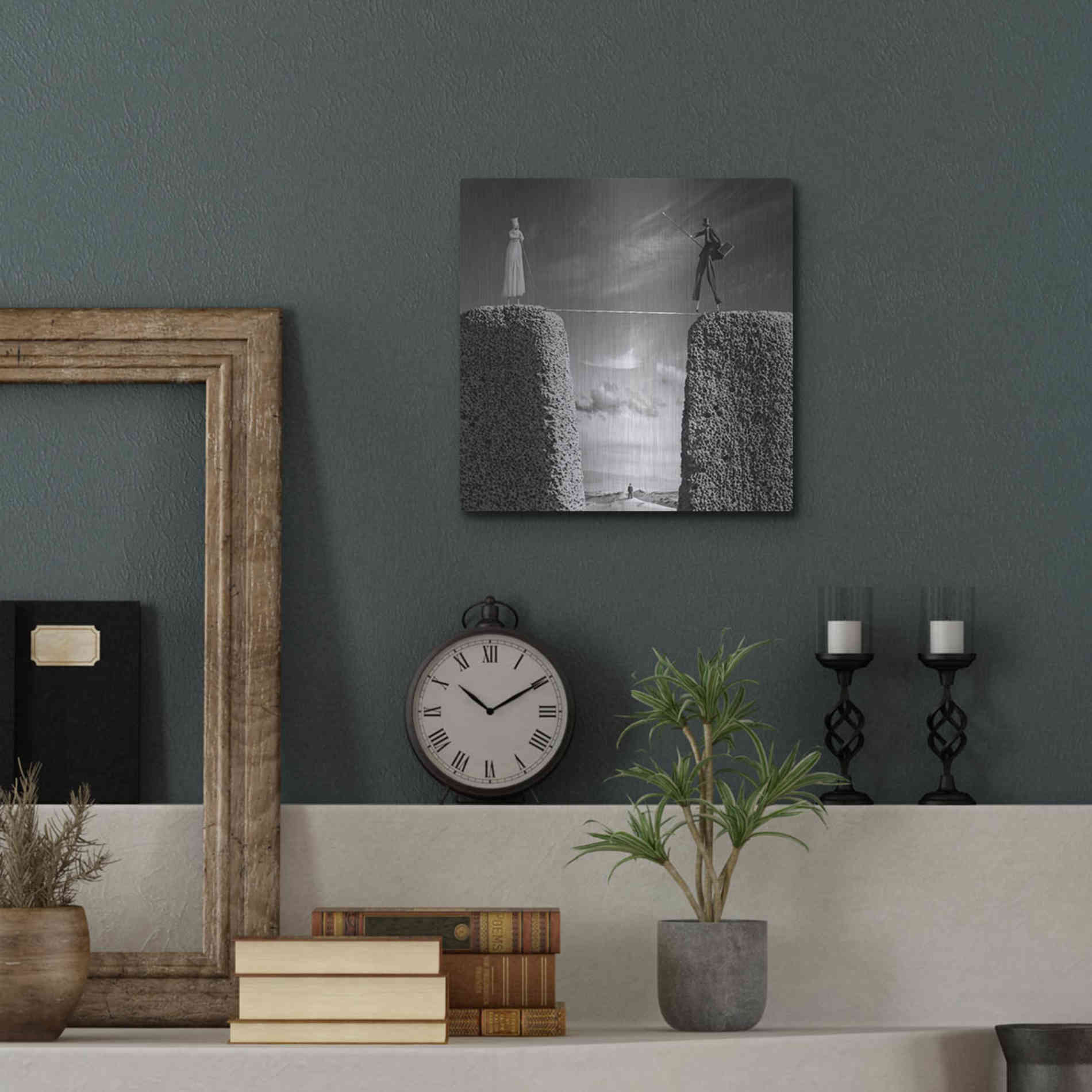 Luxe Metal Art 'Journey2' by Dariusz Klimczak, Metal Wall Art,12x12