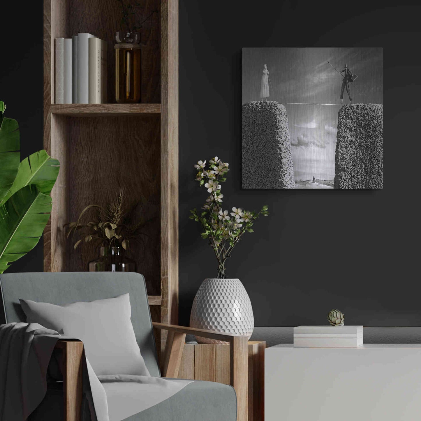 Luxe Metal Art 'Journey2' by Dariusz Klimczak, Metal Wall Art,24x24