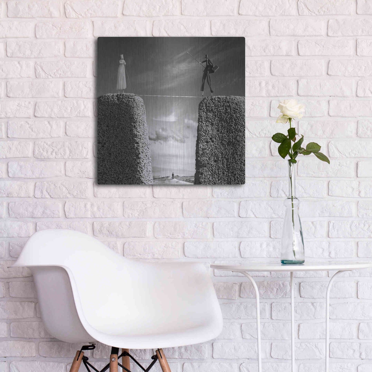 Luxe Metal Art 'Journey2' by Dariusz Klimczak, Metal Wall Art,24x24