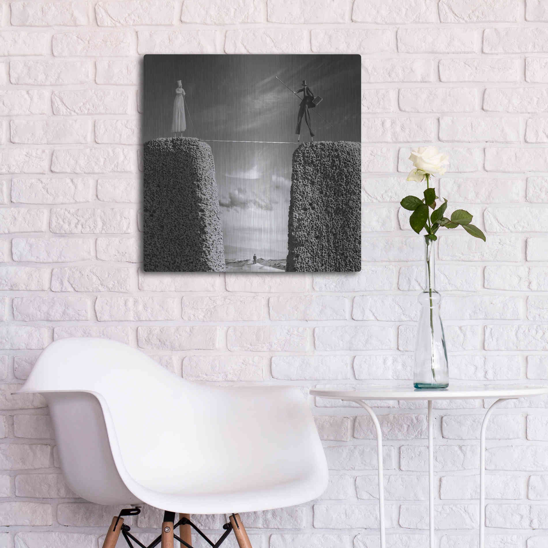 Luxe Metal Art 'Journey2' by Dariusz Klimczak, Metal Wall Art,24x24