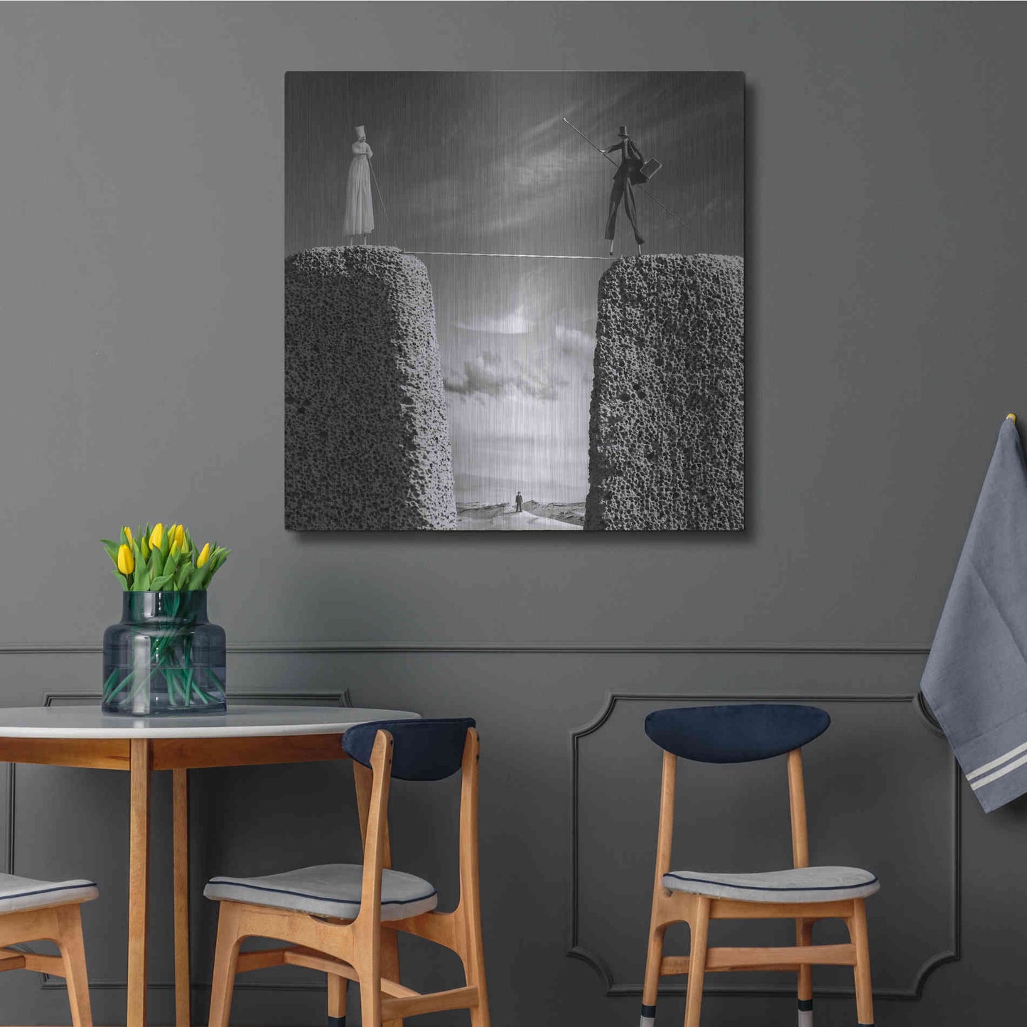 Luxe Metal Art 'Journey2' by Dariusz Klimczak, Metal Wall Art,36x36