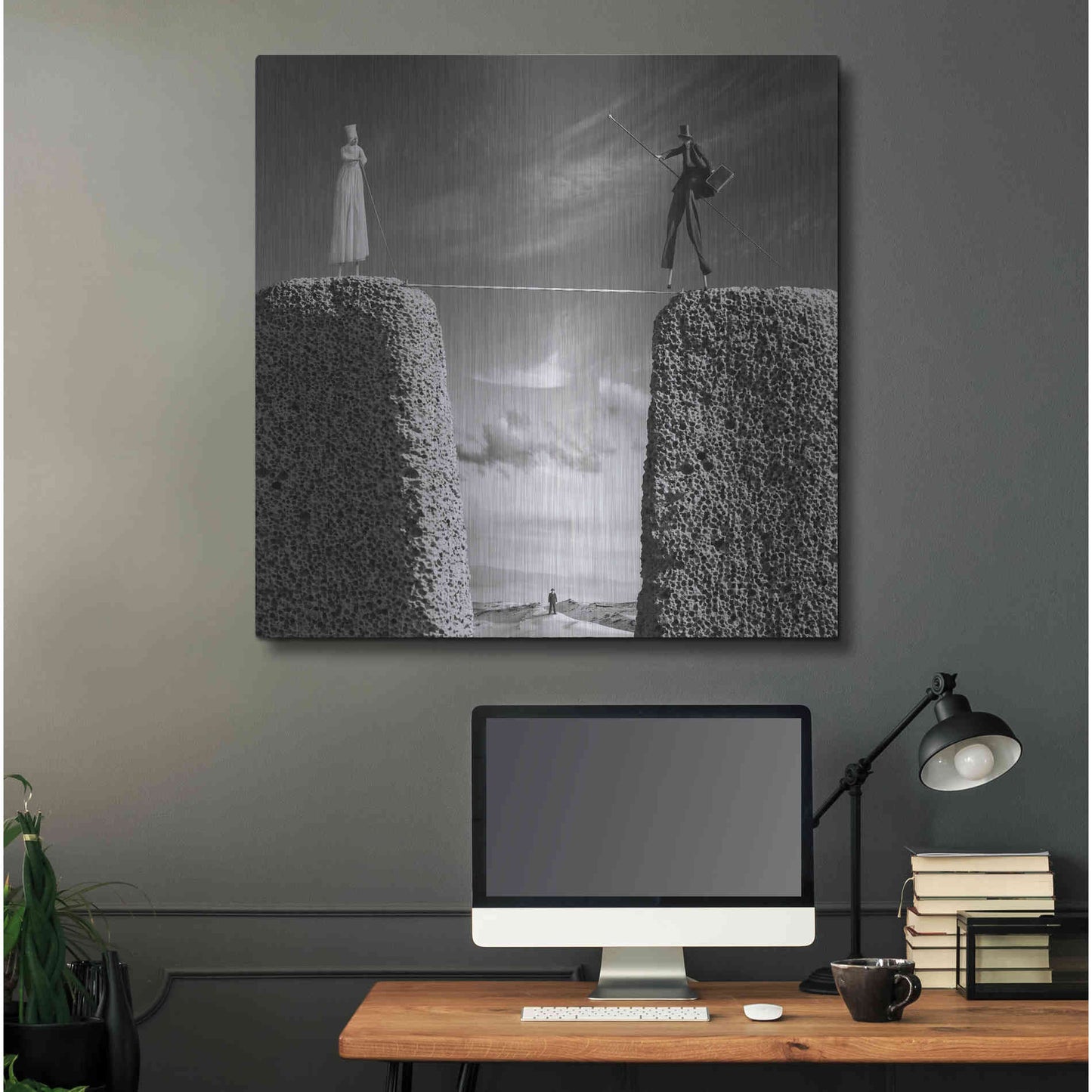 Luxe Metal Art 'Journey2' by Dariusz Klimczak, Metal Wall Art,36x36