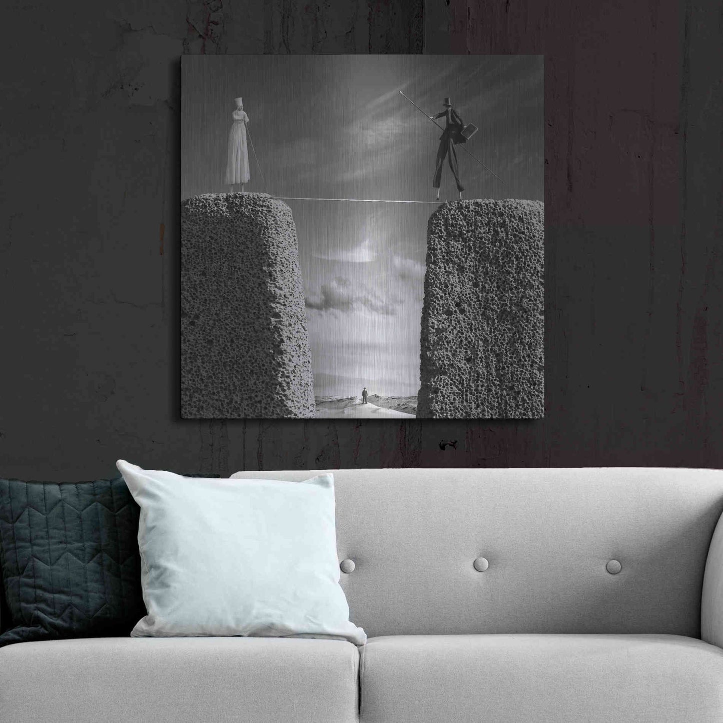 Luxe Metal Art 'Journey2' by Dariusz Klimczak, Metal Wall Art,36x36
