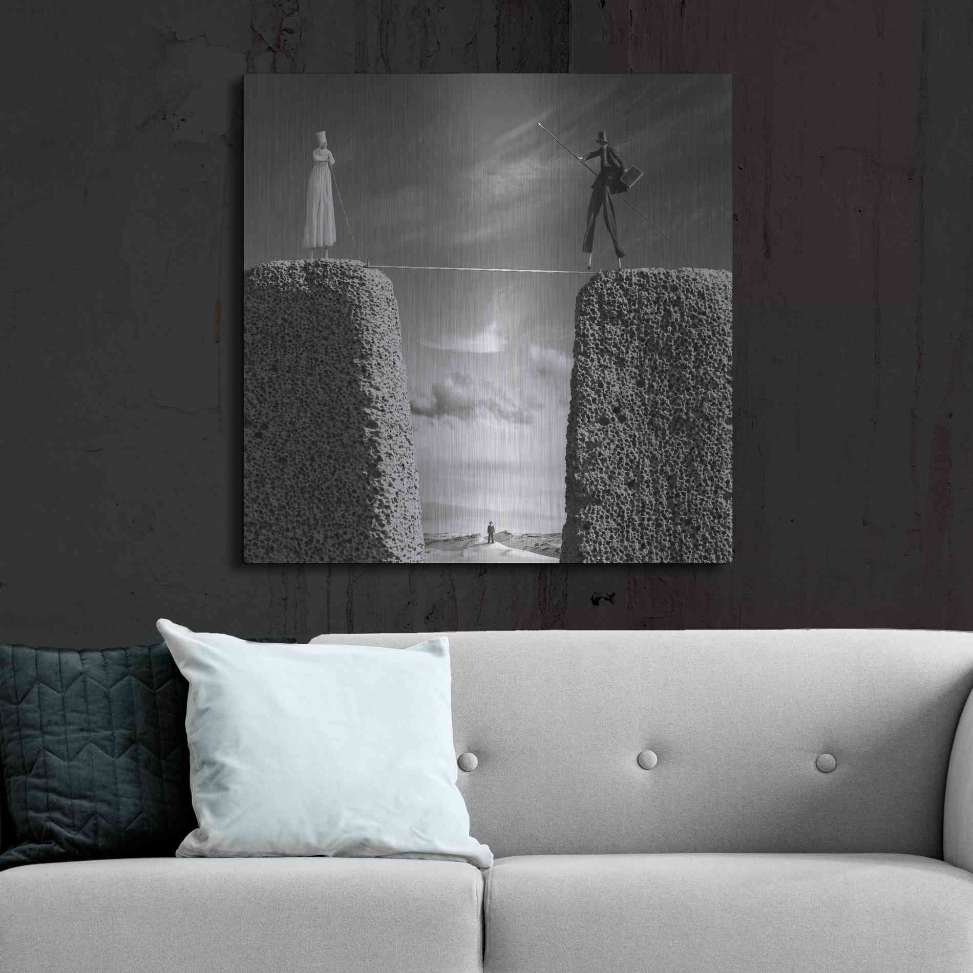 Luxe Metal Art 'Journey2' by Dariusz Klimczak, Metal Wall Art,36x36