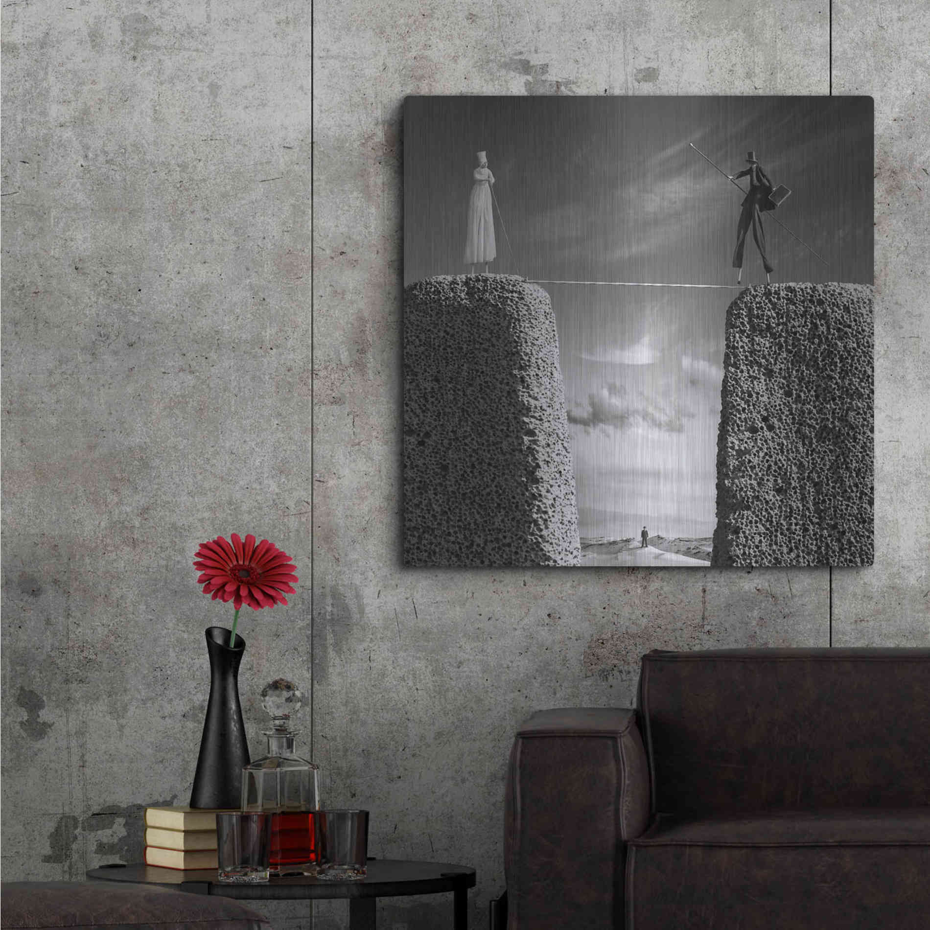 Luxe Metal Art 'Journey2' by Dariusz Klimczak, Metal Wall Art,36x36