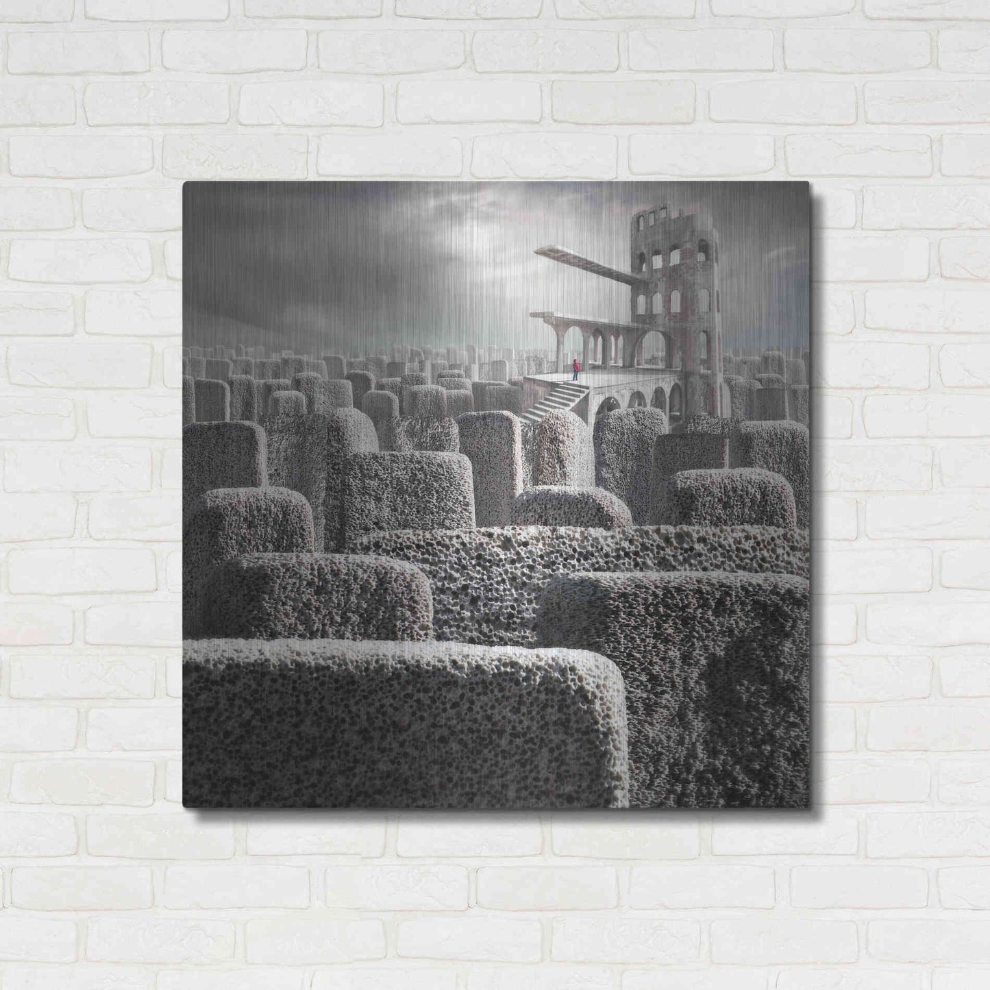 Luxe Metal Art 'Kandahar' by Dariusz Klimczak, Metal Wall Art,36x36