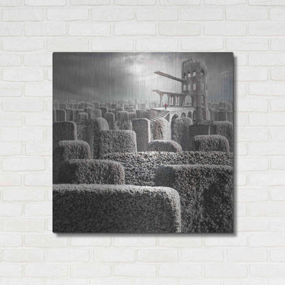 Luxe Metal Art 'Kandahar' by Dariusz Klimczak, Metal Wall Art,36x36