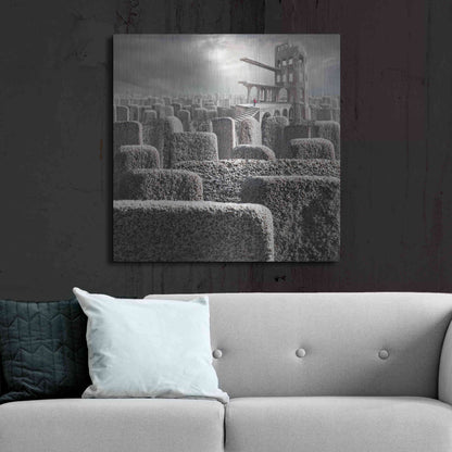 Luxe Metal Art 'Kandahar' by Dariusz Klimczak, Metal Wall Art,36x36