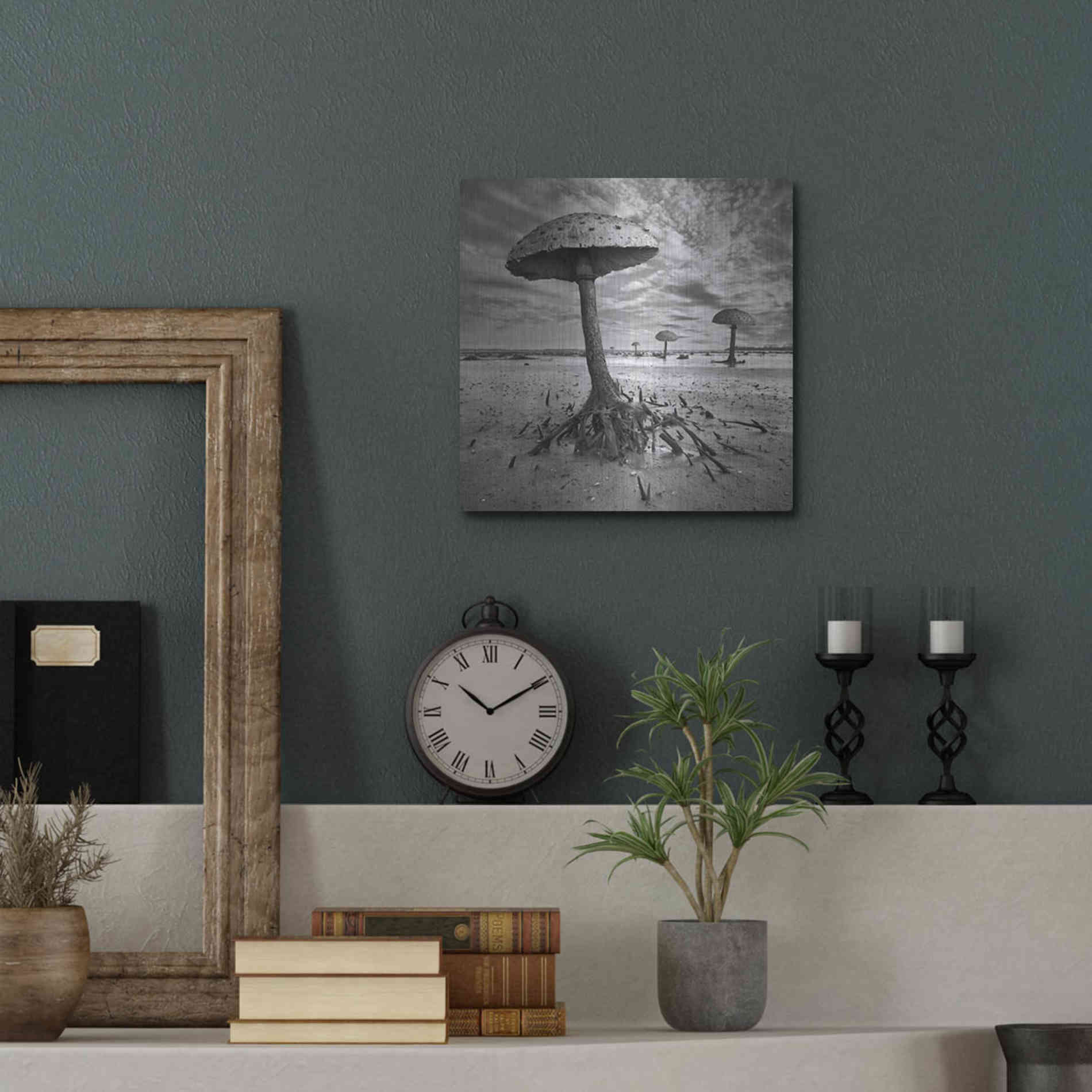 Luxe Metal Art 'Kanie' by Dariusz Klimczak, Metal Wall Art,12x12