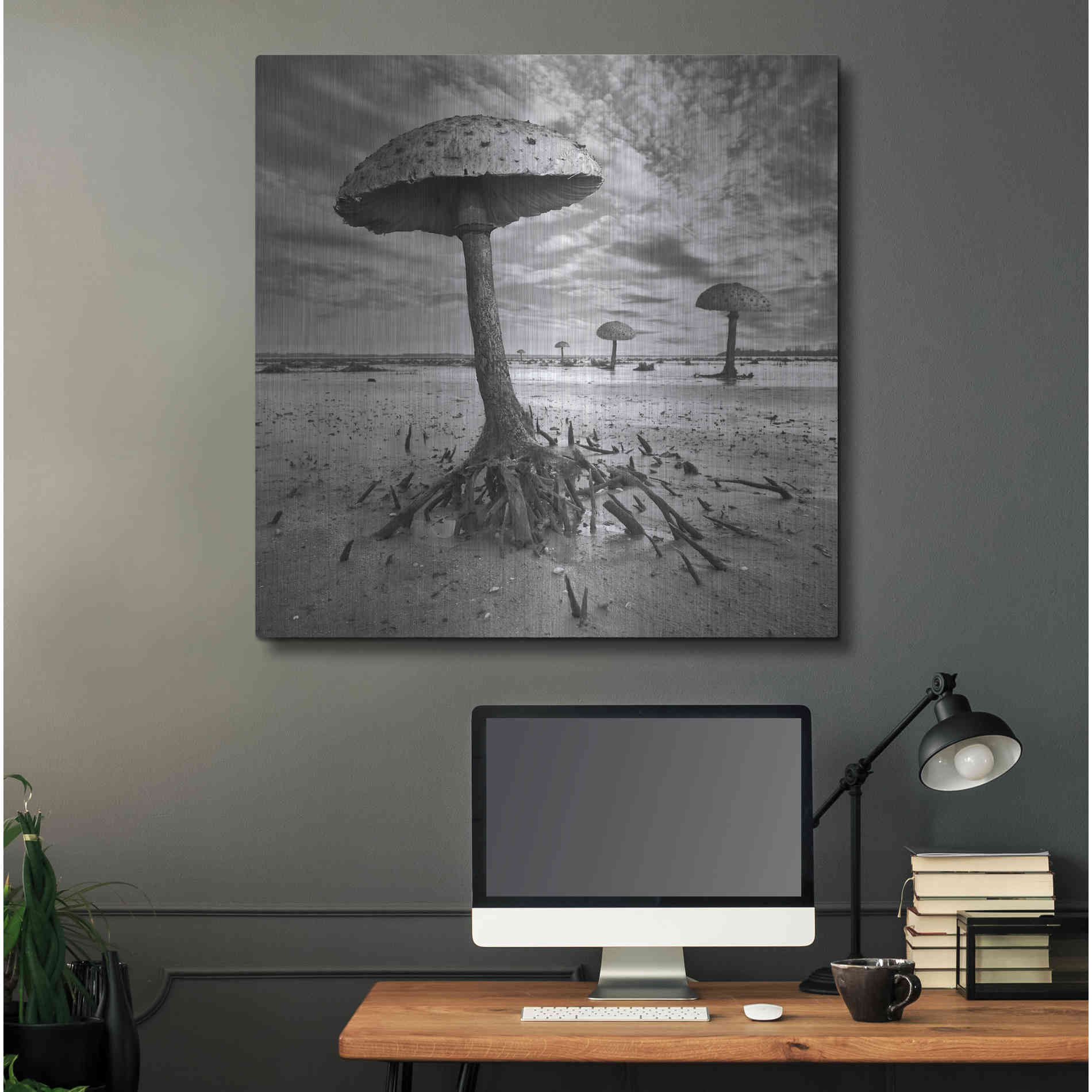 Luxe Metal Art 'Kanie' by Dariusz Klimczak, Metal Wall Art,36x36