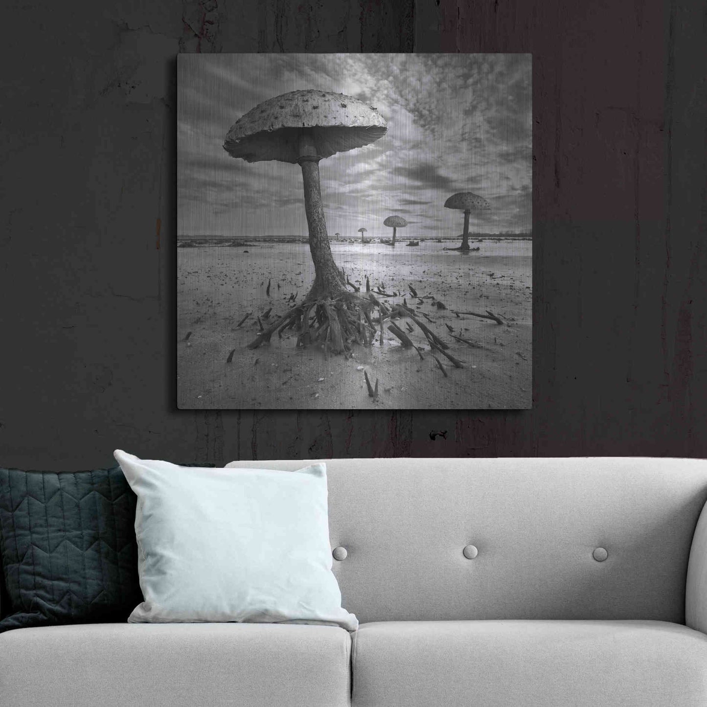 Luxe Metal Art 'Kanie' by Dariusz Klimczak, Metal Wall Art,36x36
