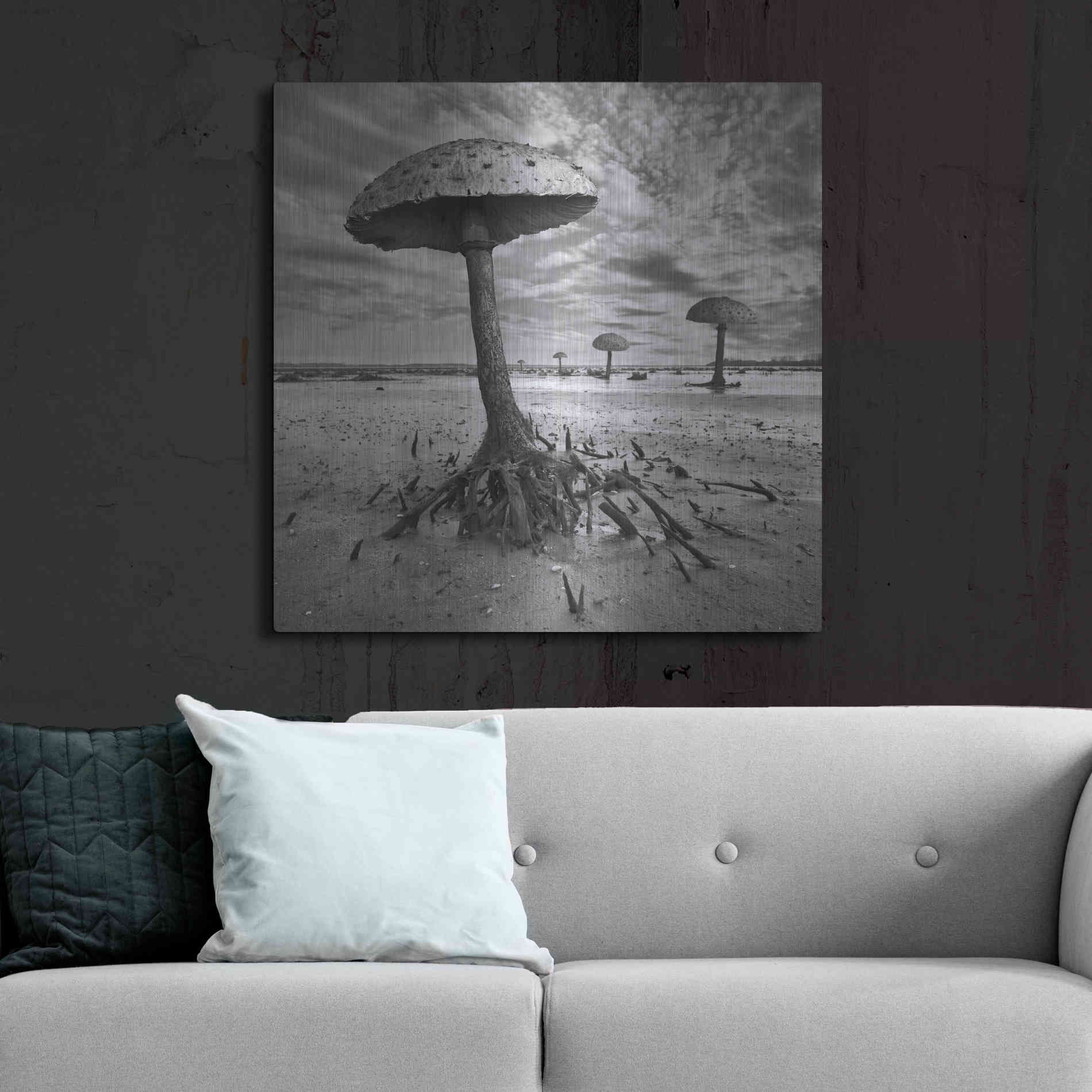 Luxe Metal Art 'Kanie' by Dariusz Klimczak, Metal Wall Art,36x36