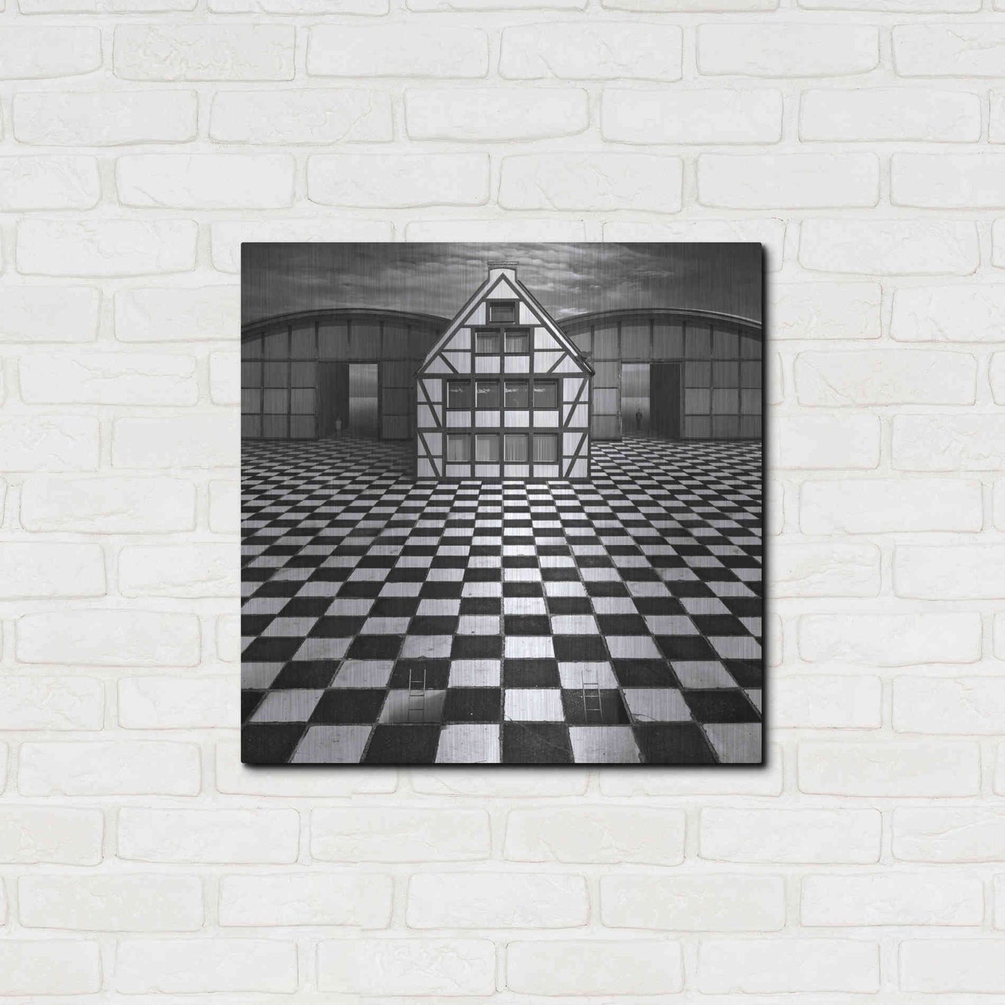 Luxe Metal Art 'Kwadrart' by Dariusz Klimczak, Metal Wall Art,24x24