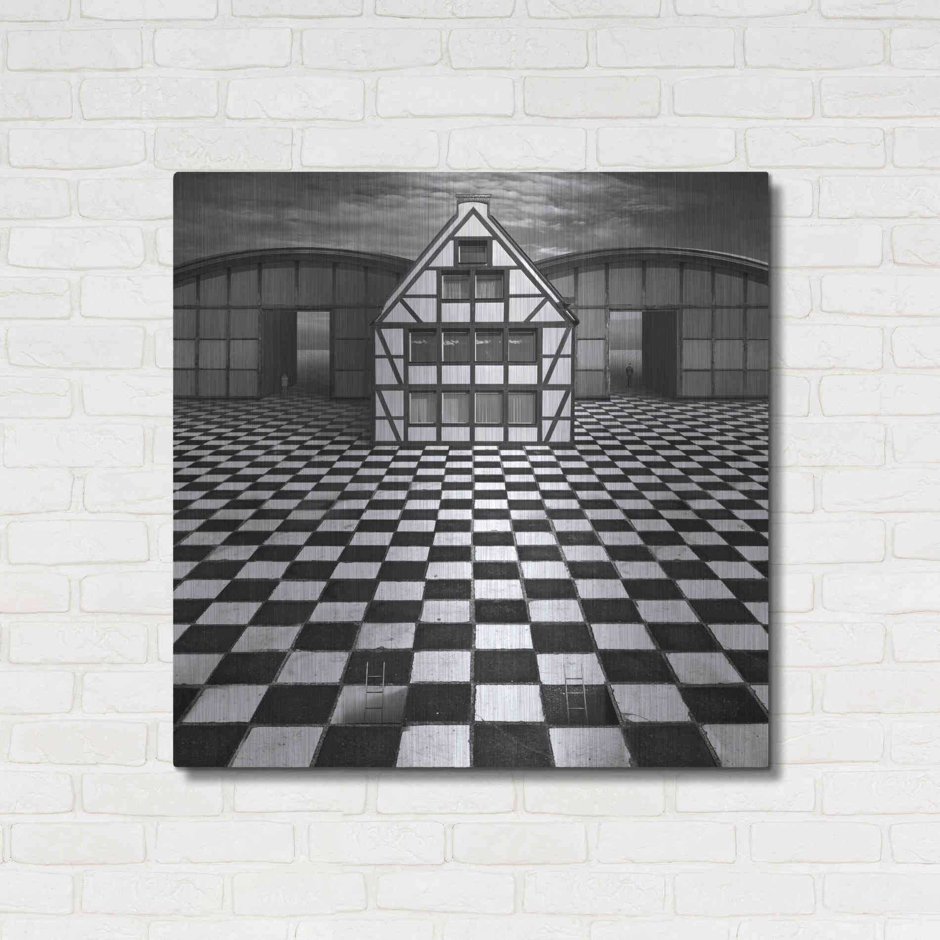 Luxe Metal Art 'Kwadrart' by Dariusz Klimczak, Metal Wall Art,36x36