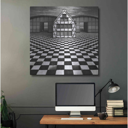 Luxe Metal Art 'Kwadrart' by Dariusz Klimczak, Metal Wall Art,36x36