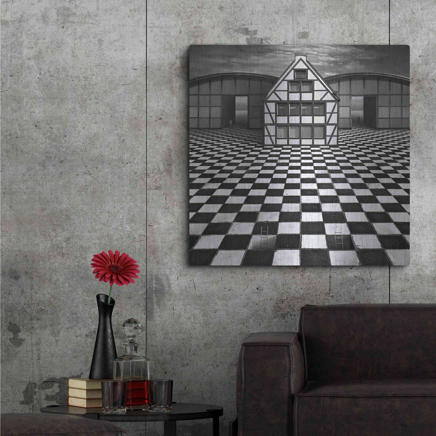 Luxe Metal Art 'Kwadrart' by Dariusz Klimczak, Metal Wall Art,36x36