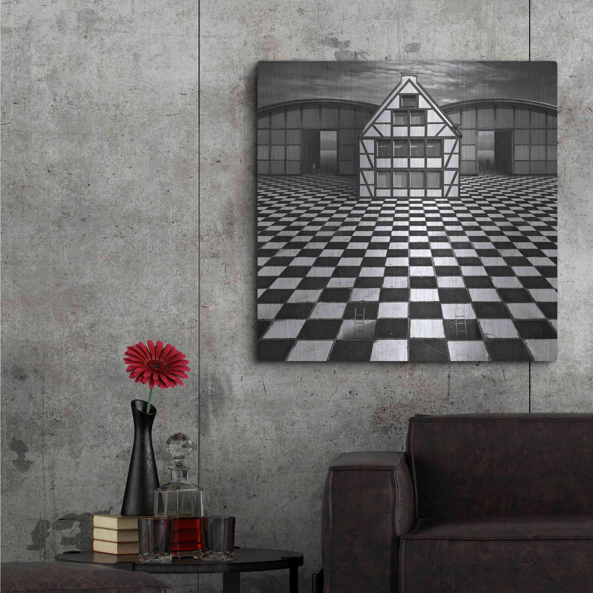 Luxe Metal Art 'Kwadrart' by Dariusz Klimczak, Metal Wall Art,36x36