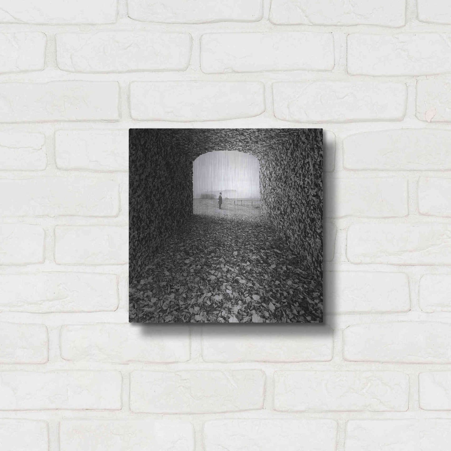 Luxe Metal Art 'Labyrinth' by Dariusz Klimczak, Metal Wall Art,12x12