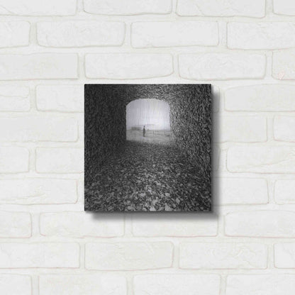 Luxe Metal Art 'Labyrinth' by Dariusz Klimczak, Metal Wall Art,12x12