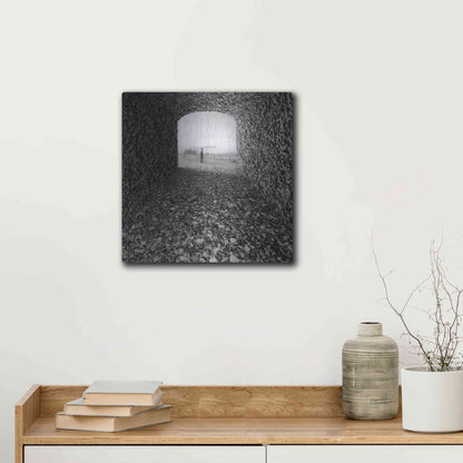 Luxe Metal Art 'Labyrinth' by Dariusz Klimczak, Metal Wall Art,12x12