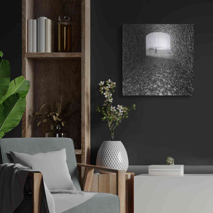 Luxe Metal Art 'Labyrinth' by Dariusz Klimczak, Metal Wall Art,24x24