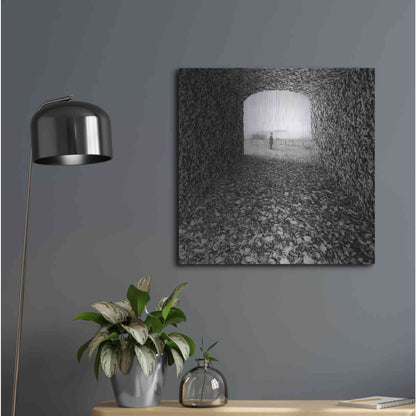 Luxe Metal Art 'Labyrinth' by Dariusz Klimczak, Metal Wall Art,24x24