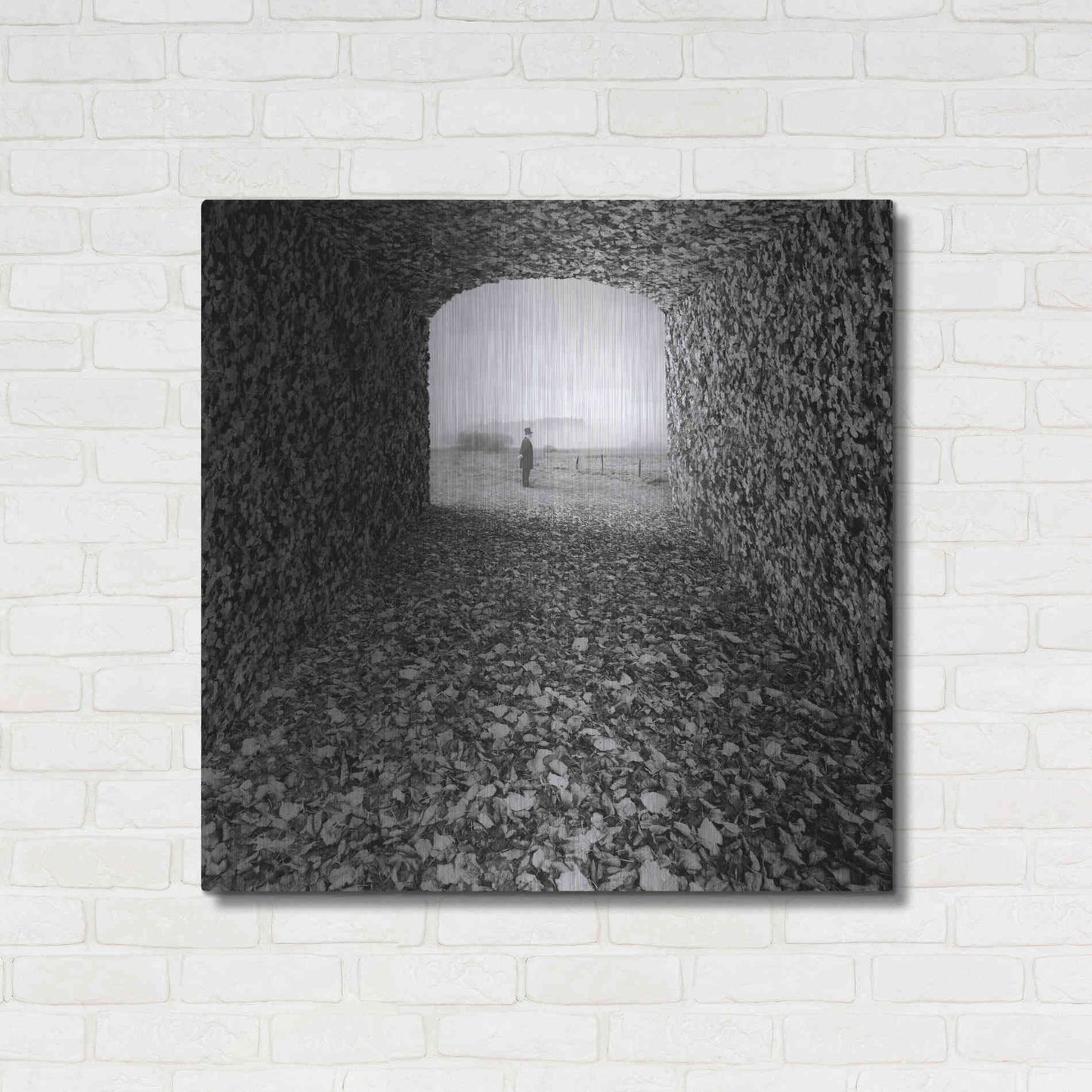 Luxe Metal Art 'Labyrinth' by Dariusz Klimczak, Metal Wall Art,36x36