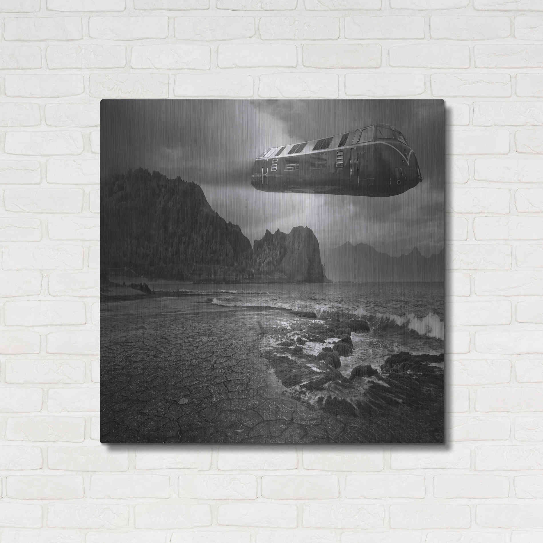 Luxe Metal Art 'Loco Motion' by Dariusz Klimczak, Metal Wall Art,36x36