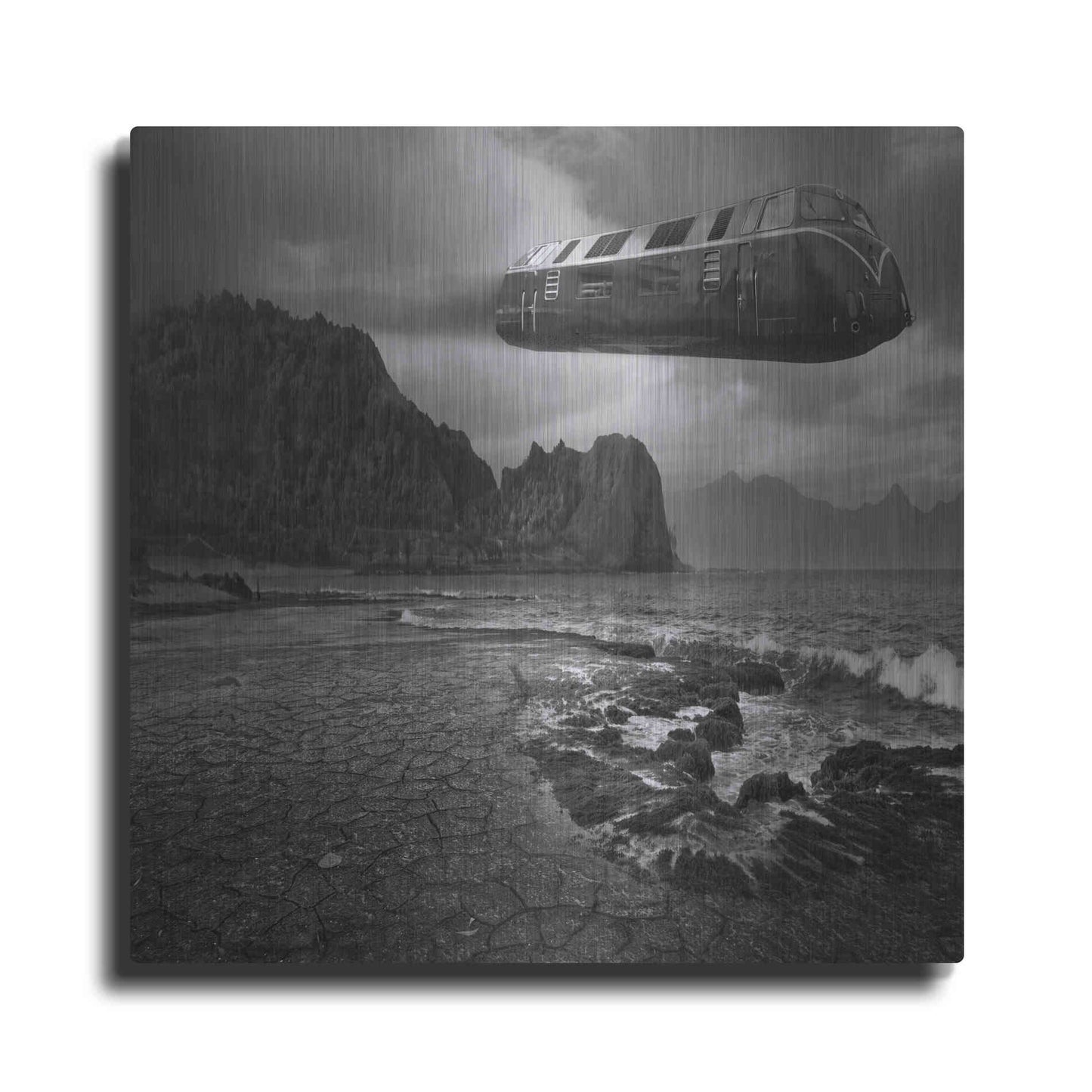 Luxe Metal Art 'Loco Motion' by Dariusz Klimczak, Metal Wall Art