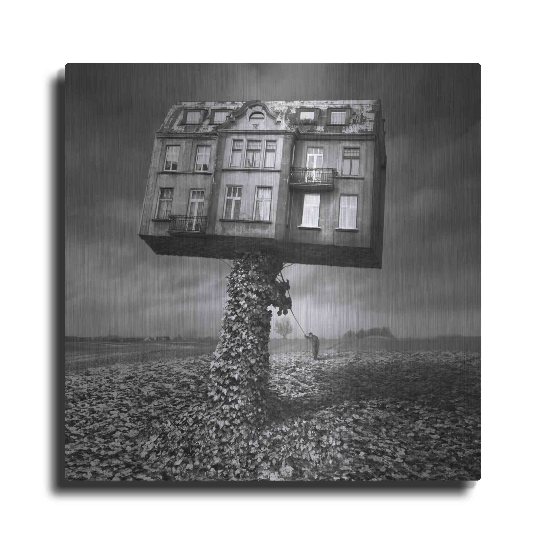 Luxe Metal Art 'Mad Architect' by Dariusz Klimczak, Metal Wall Art