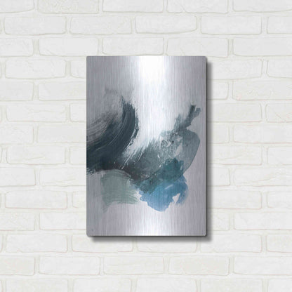 Luxe Metal Art 'Coastal Crush II' by Victoria Borges, Metal Wall Art,16x24