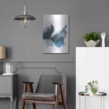 Luxe Metal Art 'Coastal Crush II' by Victoria Borges, Metal Wall Art,16x24