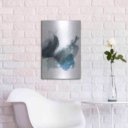 Luxe Metal Art 'Coastal Crush II' by Victoria Borges, Metal Wall Art,16x24